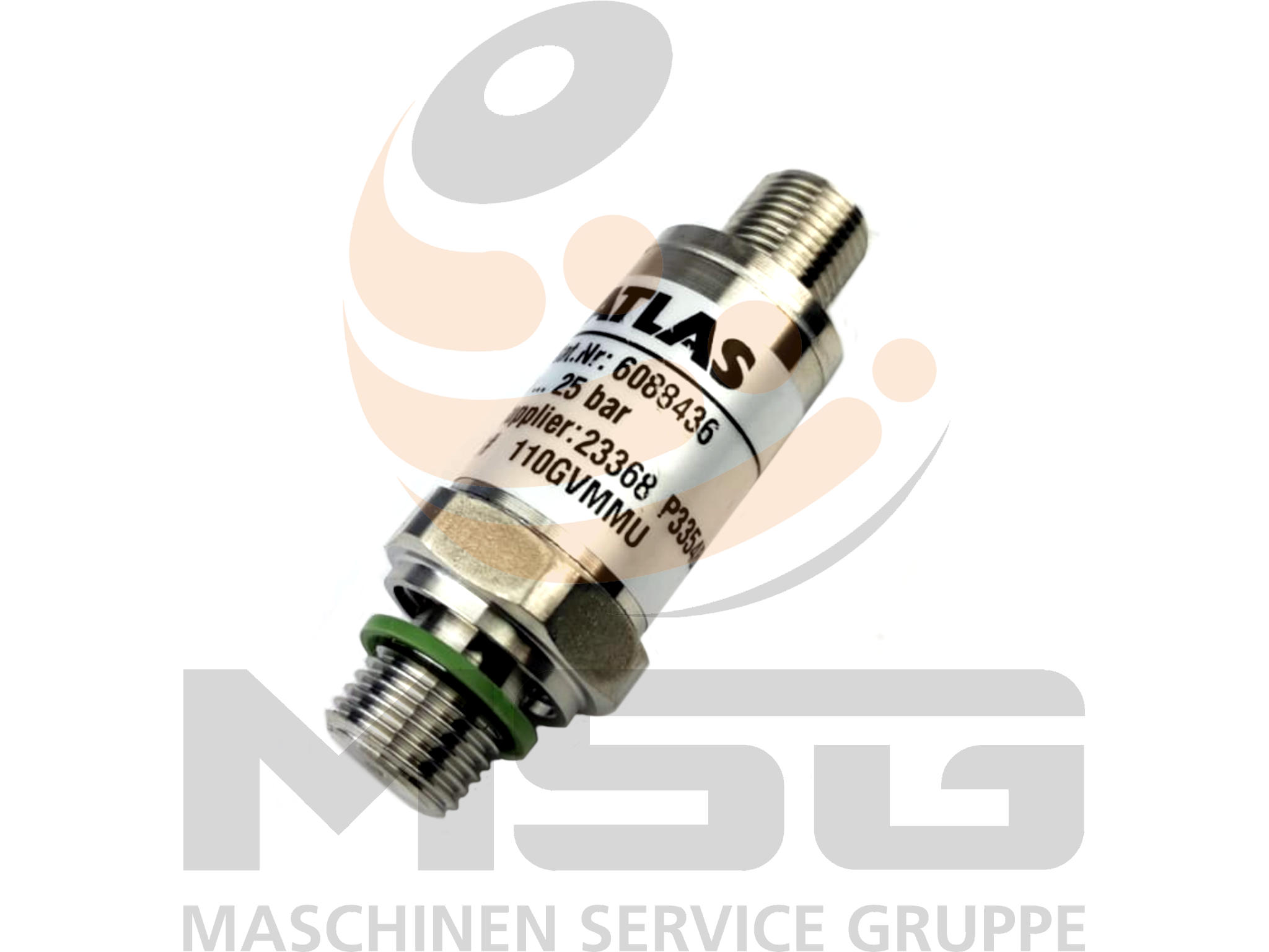 6088436 Drucksensor 0-25bar Atlas für diverse Atlas Bagger P3354B078021
