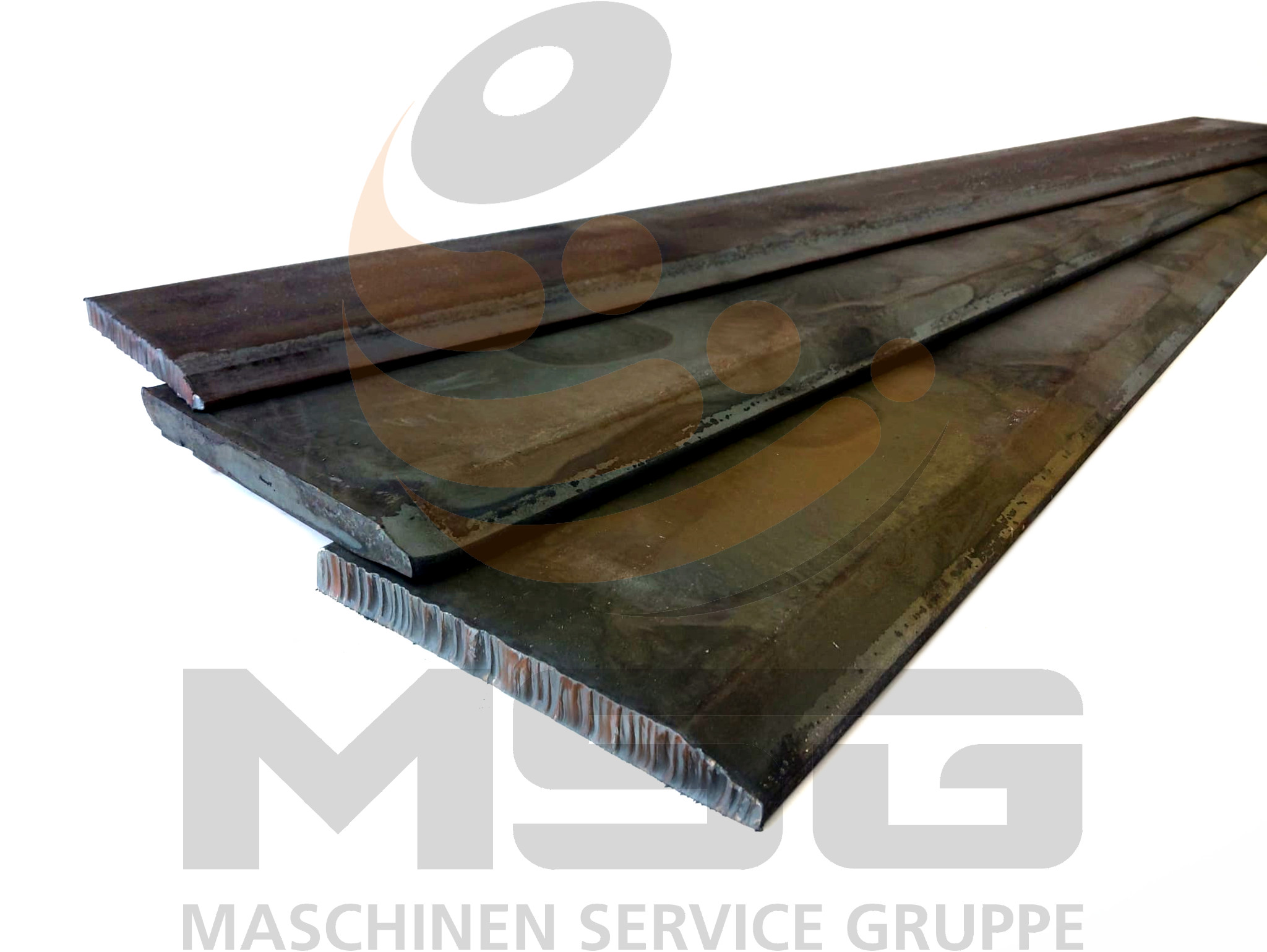 Schneide, Messerstahl 110x12x1000mm HB500 für Schaufeln, Löffel usw.  