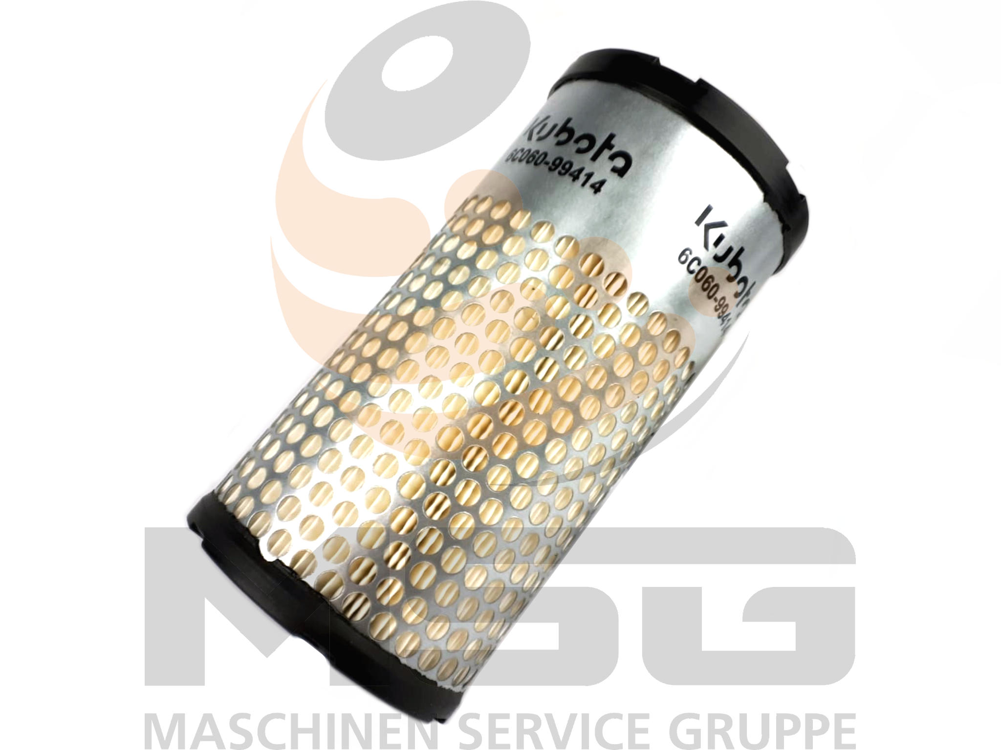 6C06099414 Luftfilter Original Kubota K008-5, U10-3, U17-3a