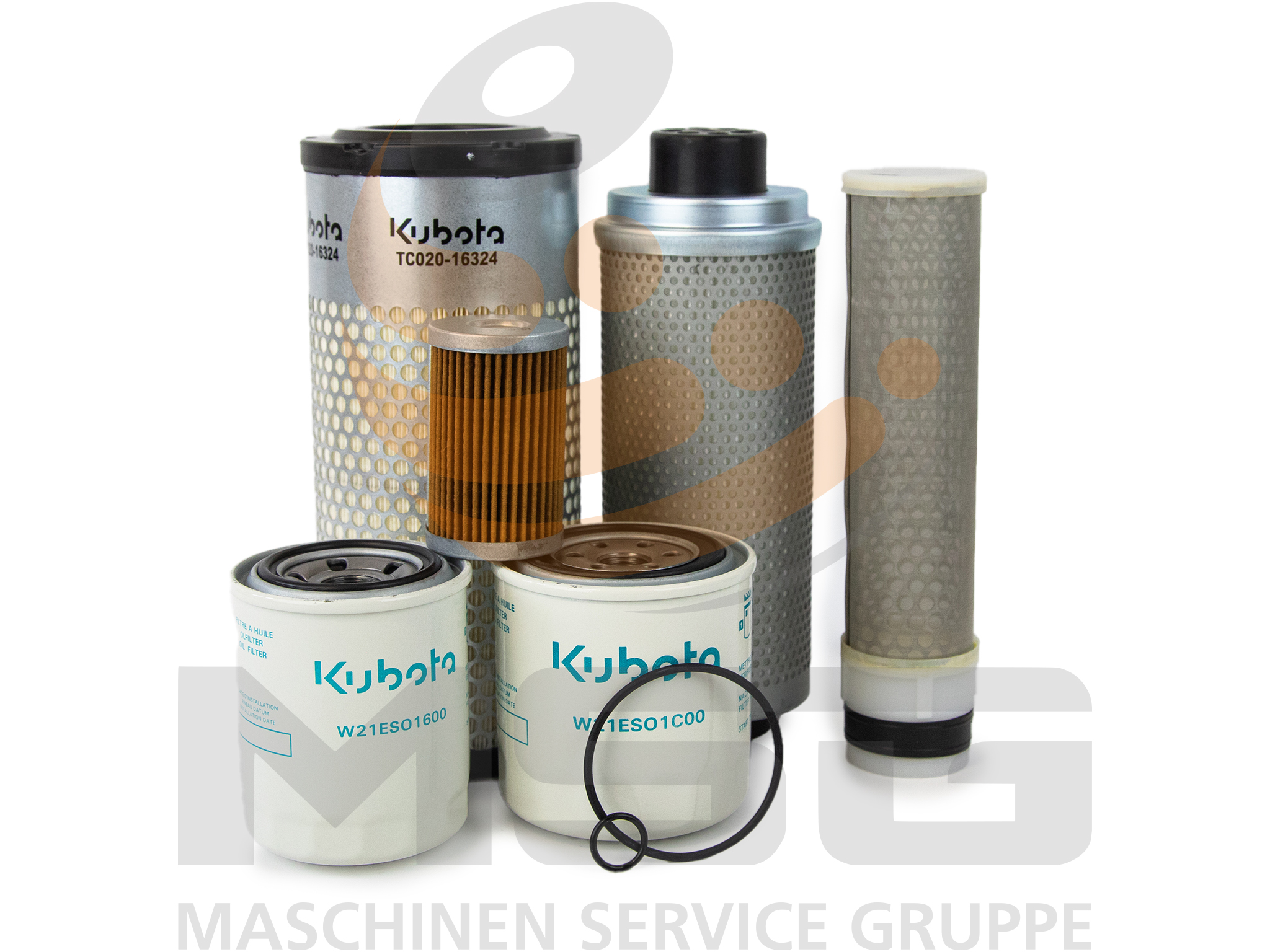 W21CK10208 Original Kubota Wartungssatz  KX61-3, KX71-3 500H Service Kit