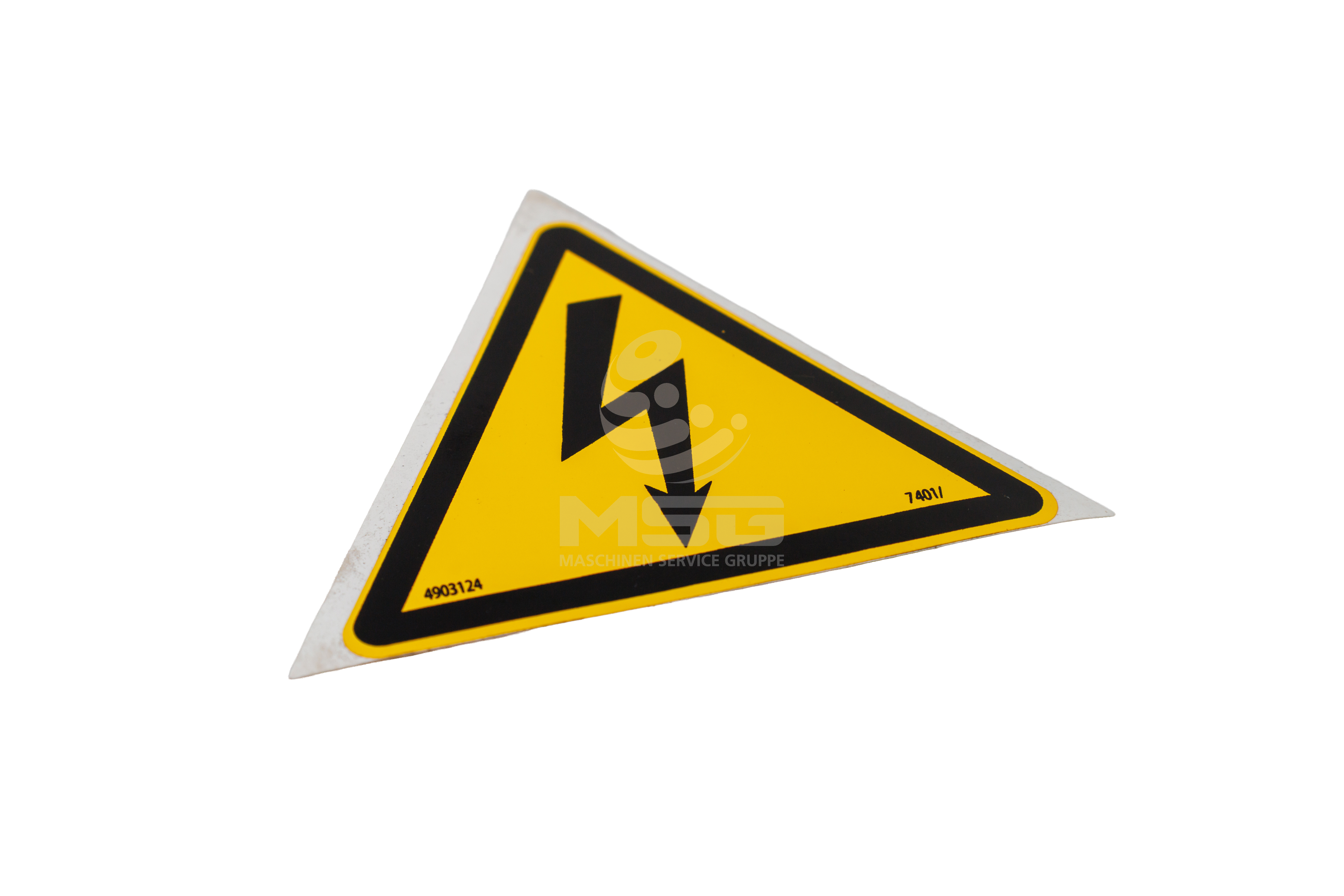 4903124 Original Atlas Warnschild, Aufkleber "Spannung"