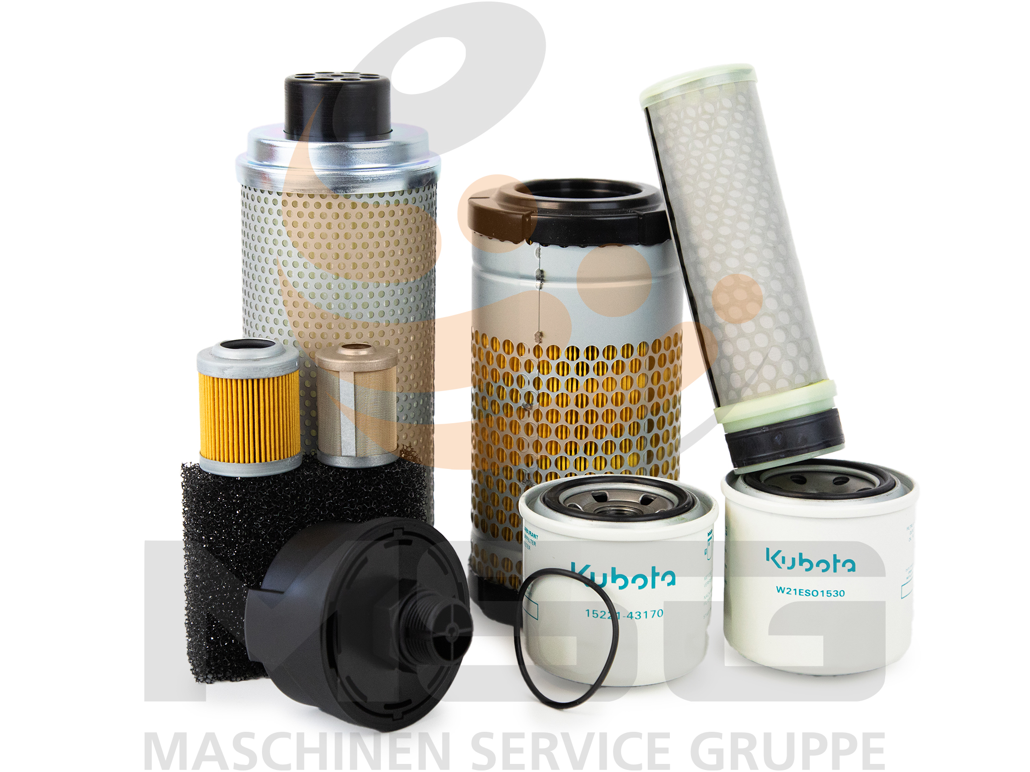 W27CK00026 Original Kubota Service Kit für U27 1000h