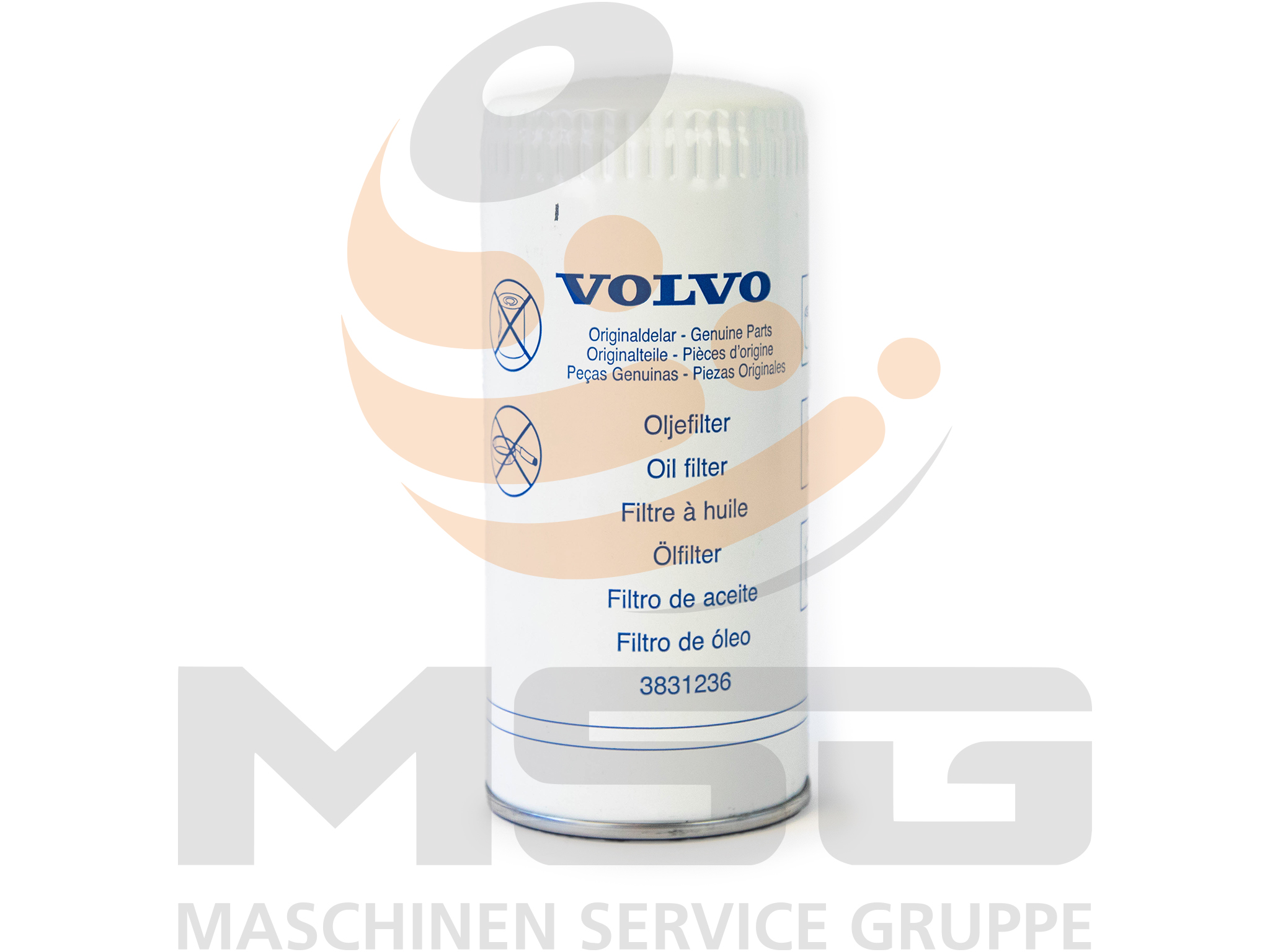 3831236 Original Volvo Penta Ölfilter für D5 und D7 Serie 