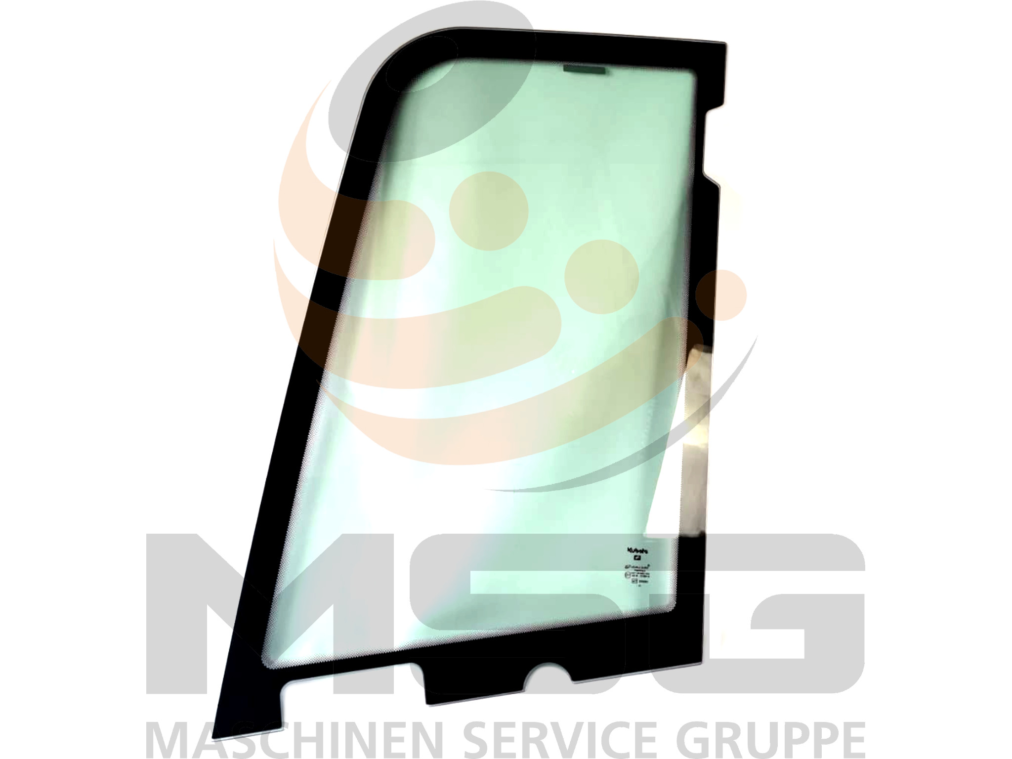 Türscheibe oben Original Kubota KX015, KX016, KX018, KX019 