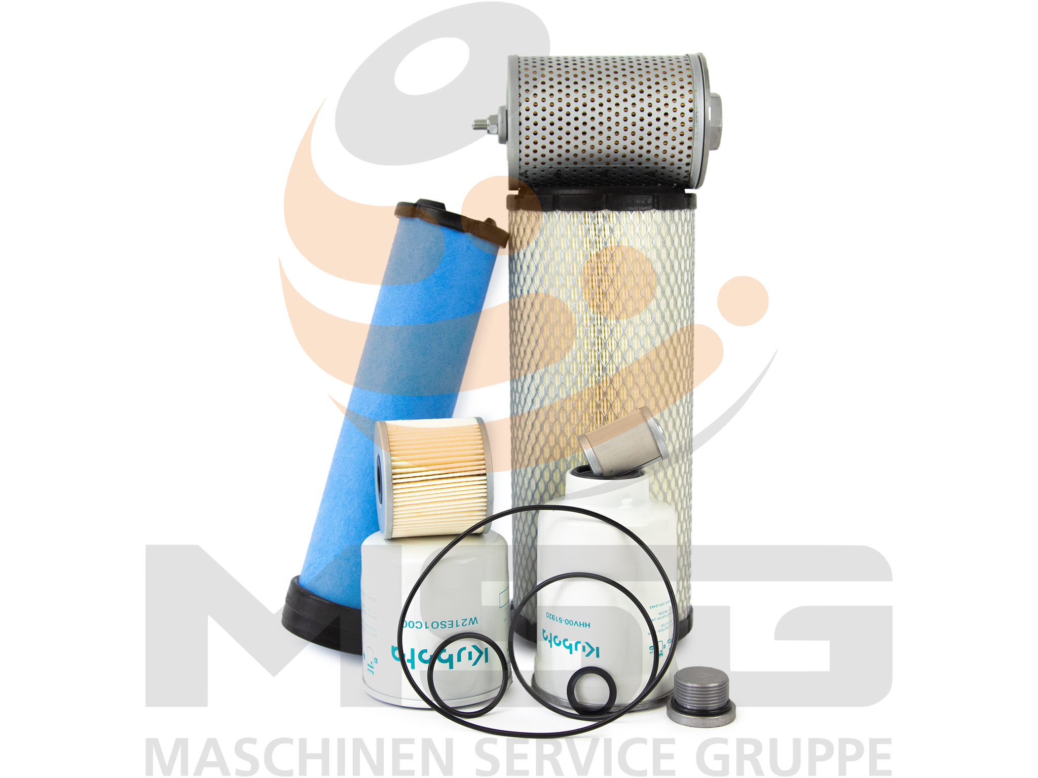 W21CK10226 Original Kubota Wartungssatz / Filtersatz  R085 500H Service Kit
