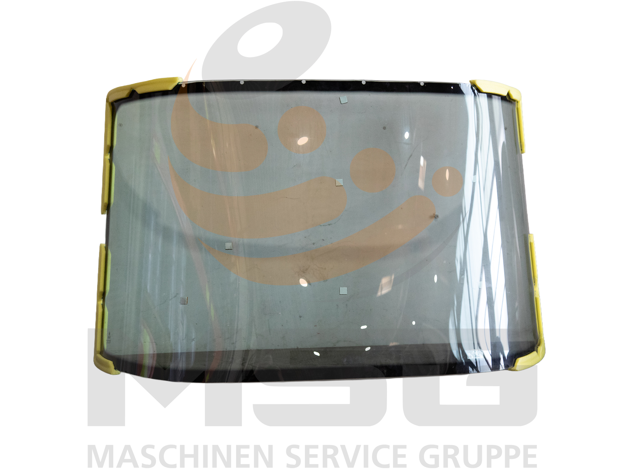 8001329 Original Atlas Weyhausen Heckscheibe für PFE201 - PFE410 Radlader