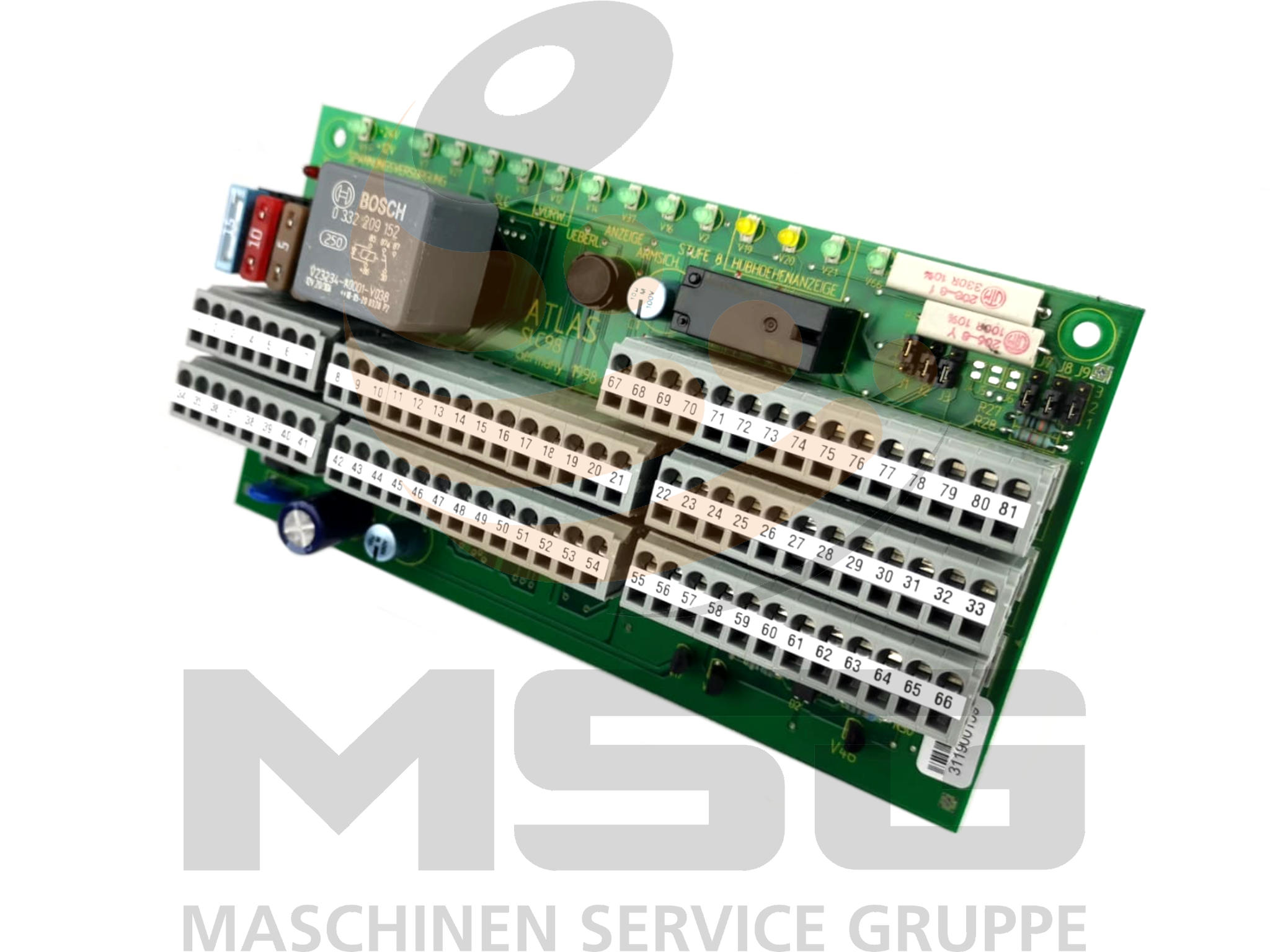 4593322 Platine SLC 98 für Atlas- .1 Krane z.B. AK30.1, AK50.1, AK60.1 usw.