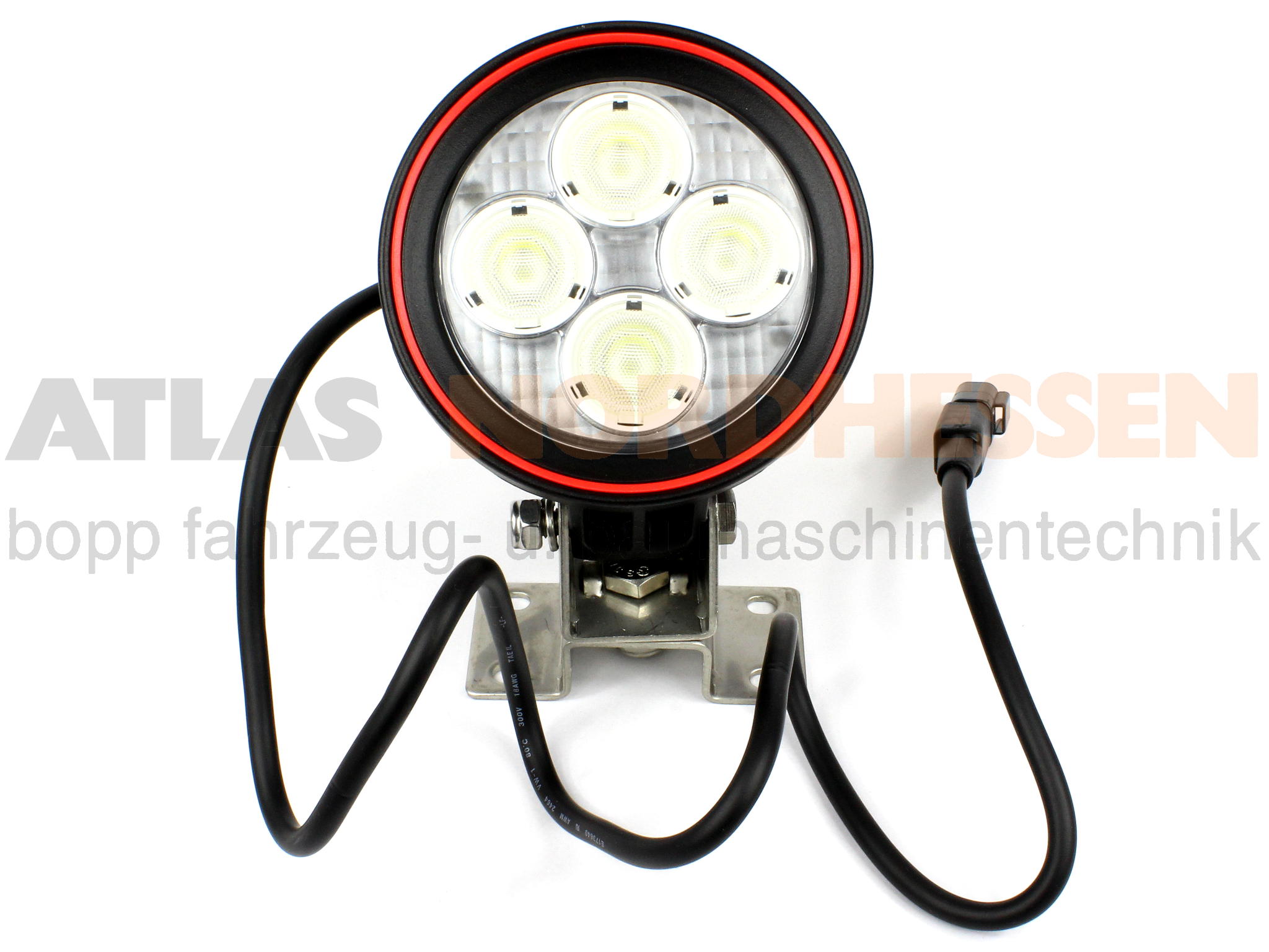 6144830 Arbeitsscheinwerfer LED rund Atlas Bagger