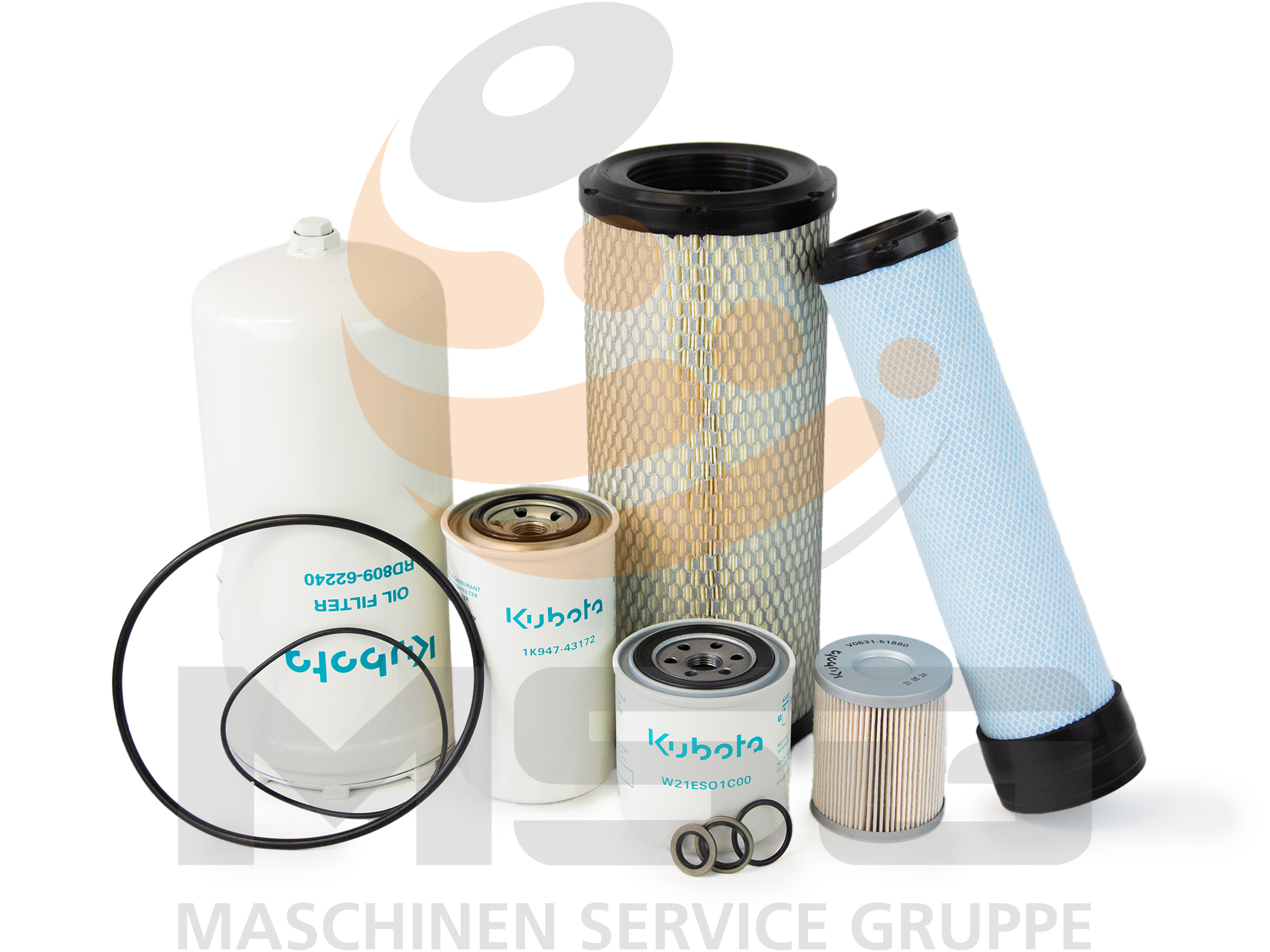 W21CK10219 Original Kubota Service Kit 500h für KX080-4@2