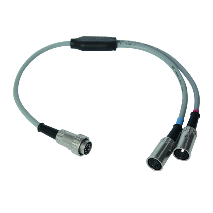 Y-Verteiler-Kabel, 7-poliger Stecker auf 2x 7-polige Buchse/Dose